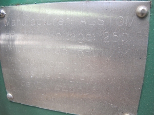 MOTOR, ELECTRIC TYPE, 250VDC ELEC RATING, 1750 RPM, 250S FRAME, 103 AMPS, TEFC ENCLOSURE. COMPOUND WOUND, 22KW, EFFICIENCY 89%, TYPE DY4440 60W, 120V HEATER, PART # 250S/14 (W-44) LOADING & HANDLING FEE $15-